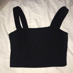 Black Crop Tank